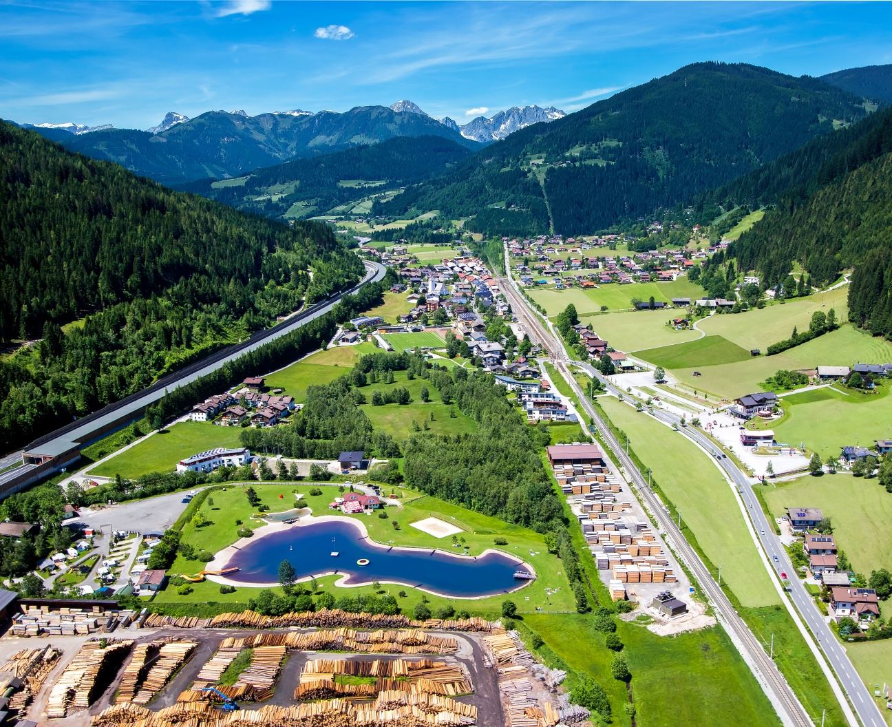 (E-)Bike Tour zum Badesee Eben